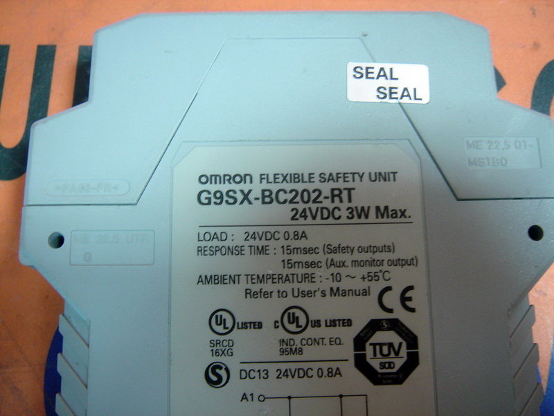 OMRON G9SX-BC202-RT BASIC UNIT, 2 X NO SOLID STATE SAFETY OUTPUTS